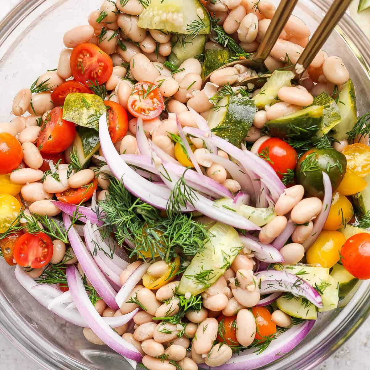 Dill Pickle White Bean Salad Dill Pickle White Bean Salad