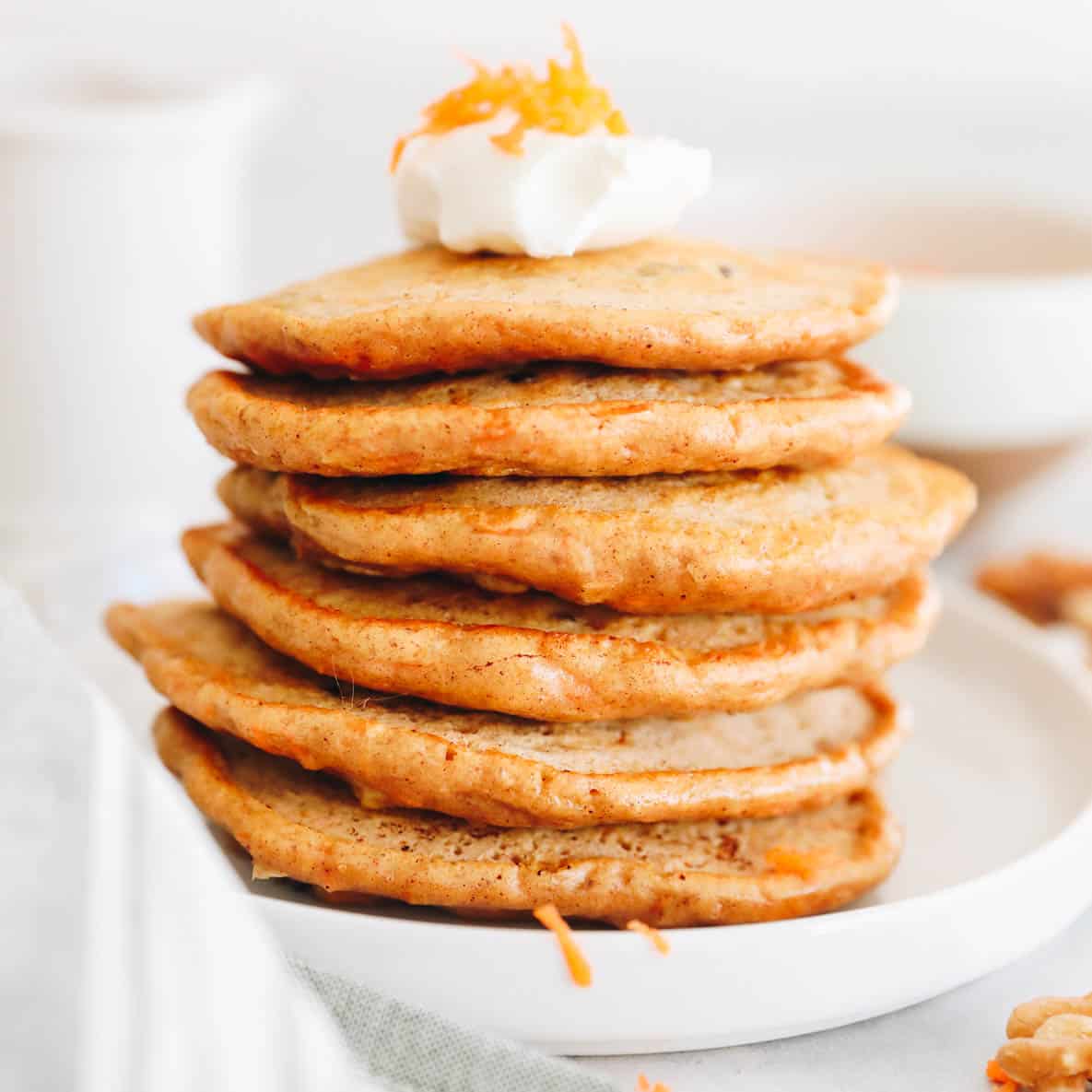Carrot Cake Pancakes – The Healthy Maven Carrot Cake Pancakes – The Healthy Maven