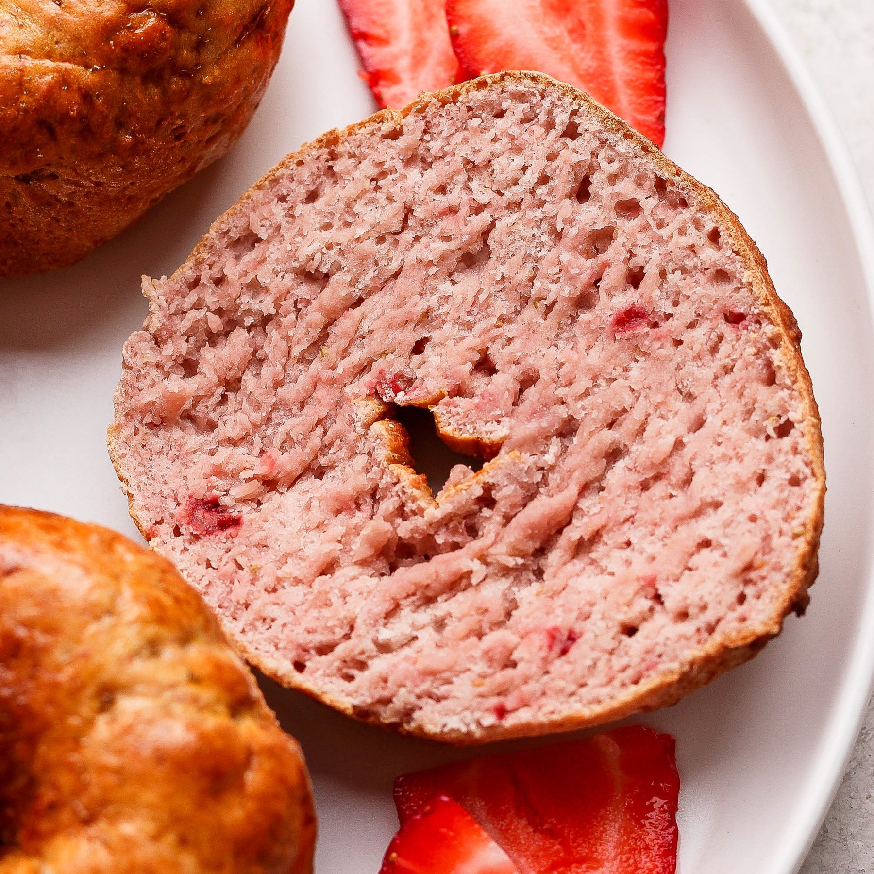 Strawberry Cottage Cheese Bagels – Fit Foodie Finds Strawberry Cottage Cheese Bagels – Fit Foodie Finds