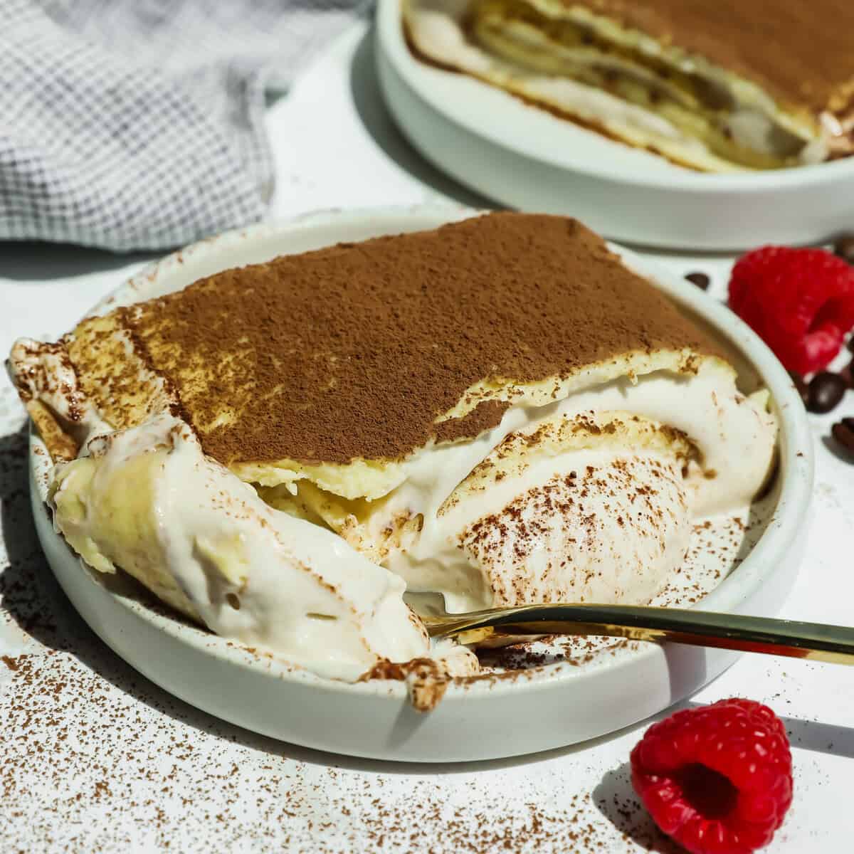 Cottage Cheese Tiramisu Crepe Roll Cottage Cheese Tiramisu Crepe Roll